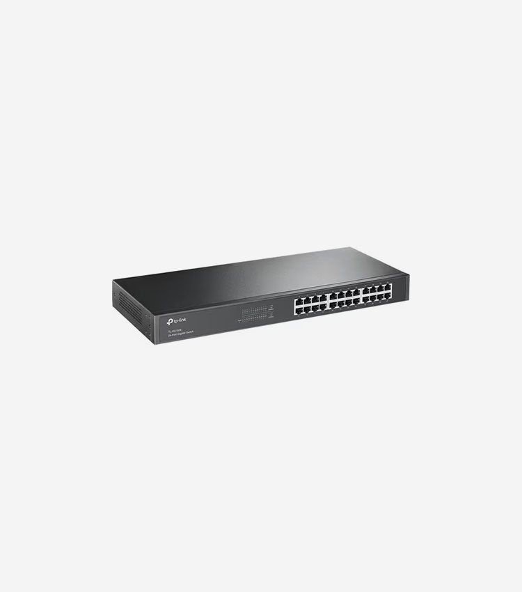 TP-Link TL-SG1024 24-Port Gigabit Switch - 24 Ports - Gigabit Ethernet - 10/100/1000Base-T - 2 Layer Supported