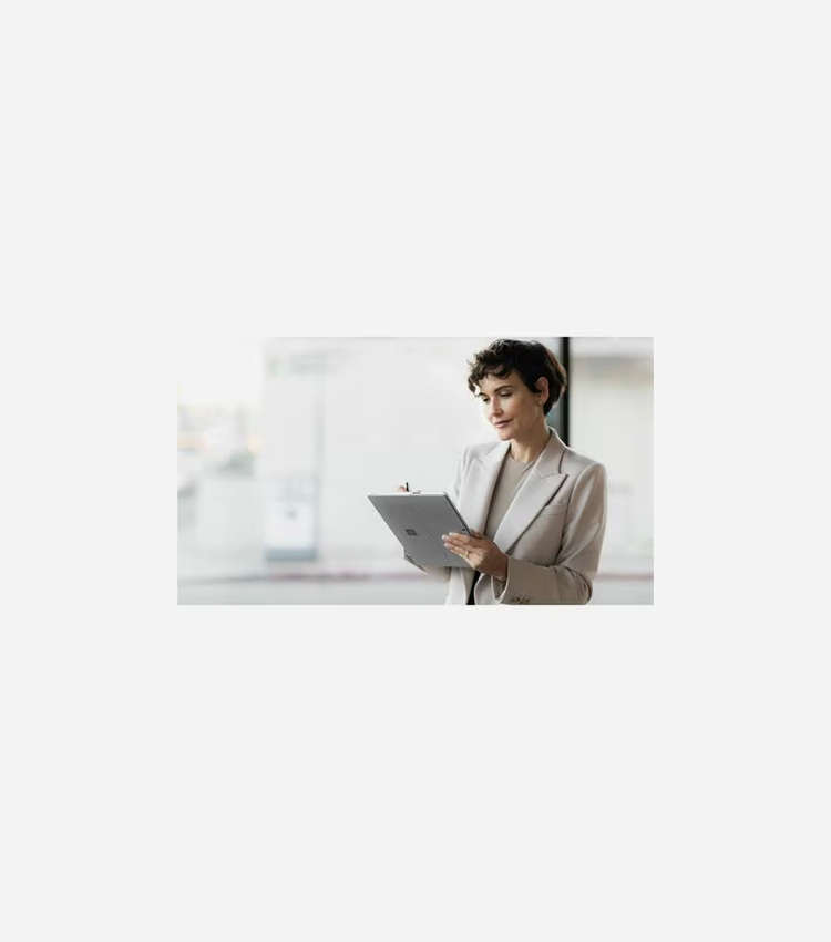 Microsoft Surface Pro 10 Tablet - 13" - vPro Technology - 32 GB - 256 GB SSD - Platinum - Core Ultra 7 Dodeca-core (12 Core)