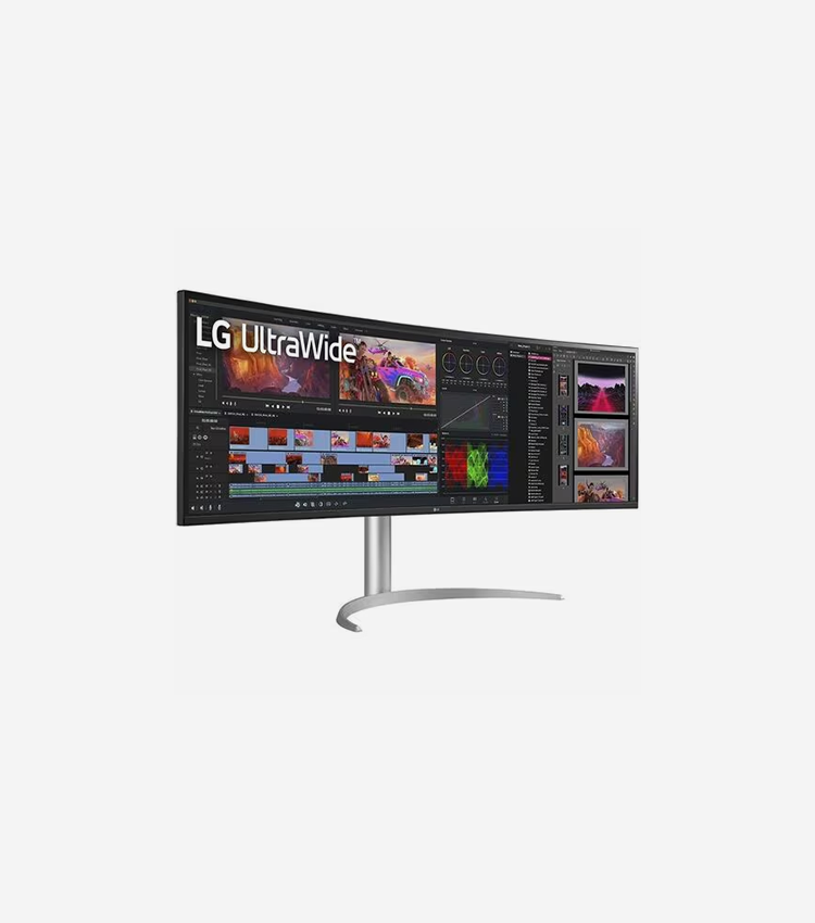 LG 49WQ95C-W 49" (1244.60 mm) Class UW-QHD Curved Screen Gaming LCD Monitor - 32:9 - 49" (1244.60 mm) Viewable