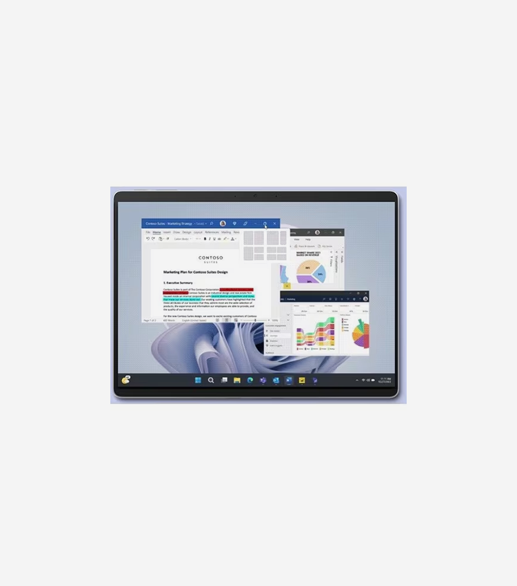 Microsoft Surface Pro 9 Tablet - 13" (330.20 mm) - 8 GB - 512 GB SSD - Windows 11 Pro 64-bit - Graphite -core (10 Core) i5-1245U - 2880 x 1920