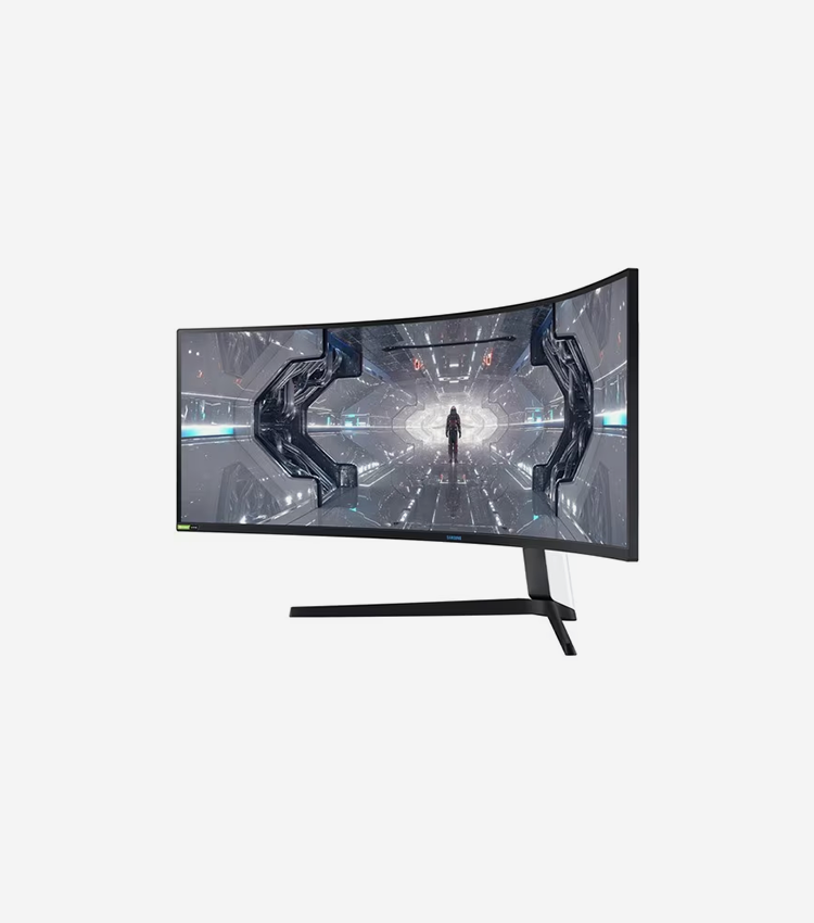 Samsung Odyssey G9 C49G95TSSN 49" Class UW-QHD Curved Screen Gaming LCD Monitor - 32:9 - Black, White, Matte Black