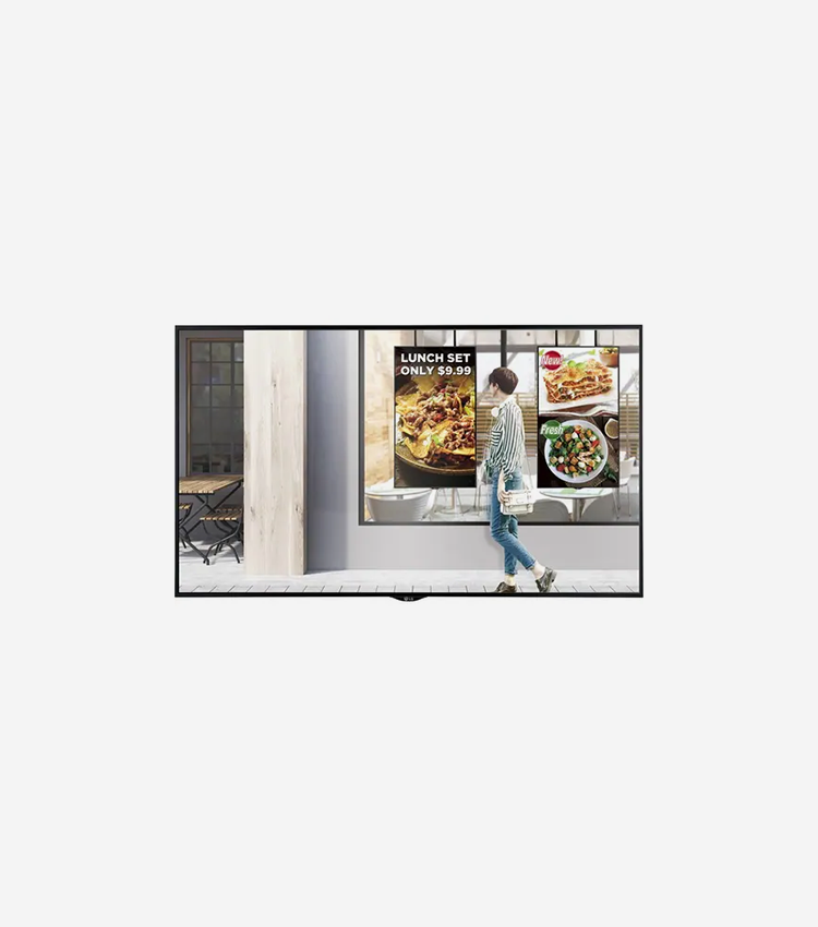 LG 49XS2E-B Digital Signage Display - 49" (1244.60 mm) LCD - 1920 x 1080 - LED - 2500 cd/m² - 1080p - Black lg digital signage 49